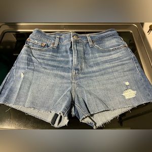 Levi’s High Waste Denim Shorts